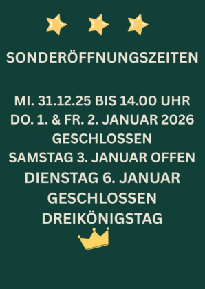 Öffnungszeiten